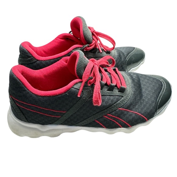 REEBOK CLASSIC 3D Ultralite Sneaker Womens Running Trainer Charcoal Gray Red 7.5 - Picture 3 of 8